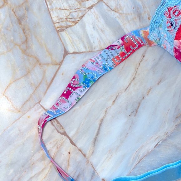 32A  VERY SEXY Bombshell Add-2-Cups Push-Up Bra Happy Poppy - Picture 10 of 12